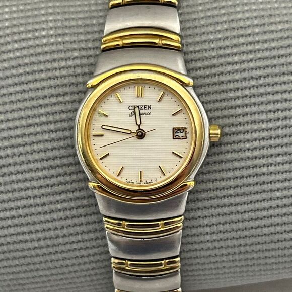 Citizen Women\'s Silver Gold Tone Elegance Signature‎ Stainless Steel Wristwatch main image 12